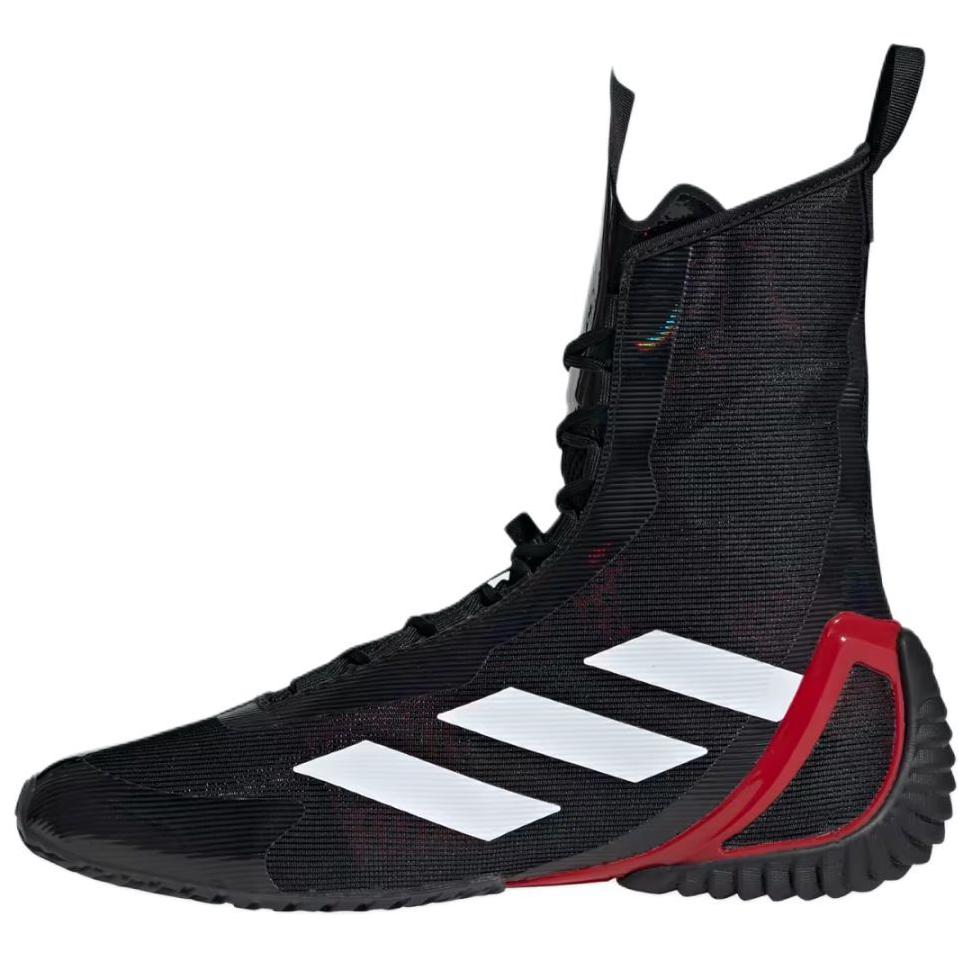 

Adidas Speedex Сверхлегкие Удобные Нескользящие Прочные Тренировочные Кроссовки с Высоким Верхом Унисекс Тренировочные Кроссовки Черные Белые Красные IH2737 41⅓
