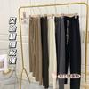 South East Asia Foreign Trade Explosion Corduroy Wide-leg Pants Women's Summer New High Waist Thin Casual Narrow Version Straight Pants