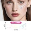 Hot Silver Laser Temporary Facial Tattoo Stickers for Parties and Masquerade Made of White Paper