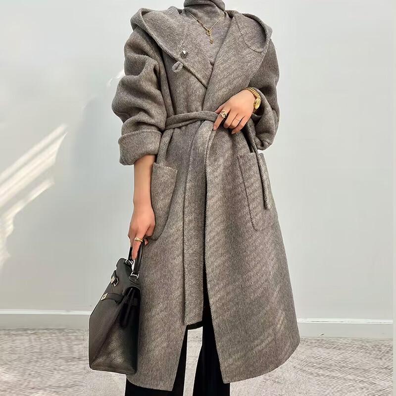 Women's Double-Faced Wool Toggle Duffle Coat
