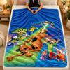 Flannel BlanketScooby Doo Warm Soft Throw Blanket for Indoor Sofa Bed Living Room Use