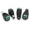 10Pcs DC Male Female Terminals 12V Power Connector 2.1mmX5.5mm Plug Adapter Jacks Sockets for CCTV Cameras Single Color LED Strp