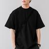 Unisex bawełniany T-shirt gładki krótki rękaw okrągły dekolt luźny krój casualowa koszulka letnia streetwear odzież sportowa dla mężczyzn i kobiet