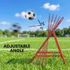 Adjustable Rebounder Net Kickback Target Goal for Teens Adults Training, Red
