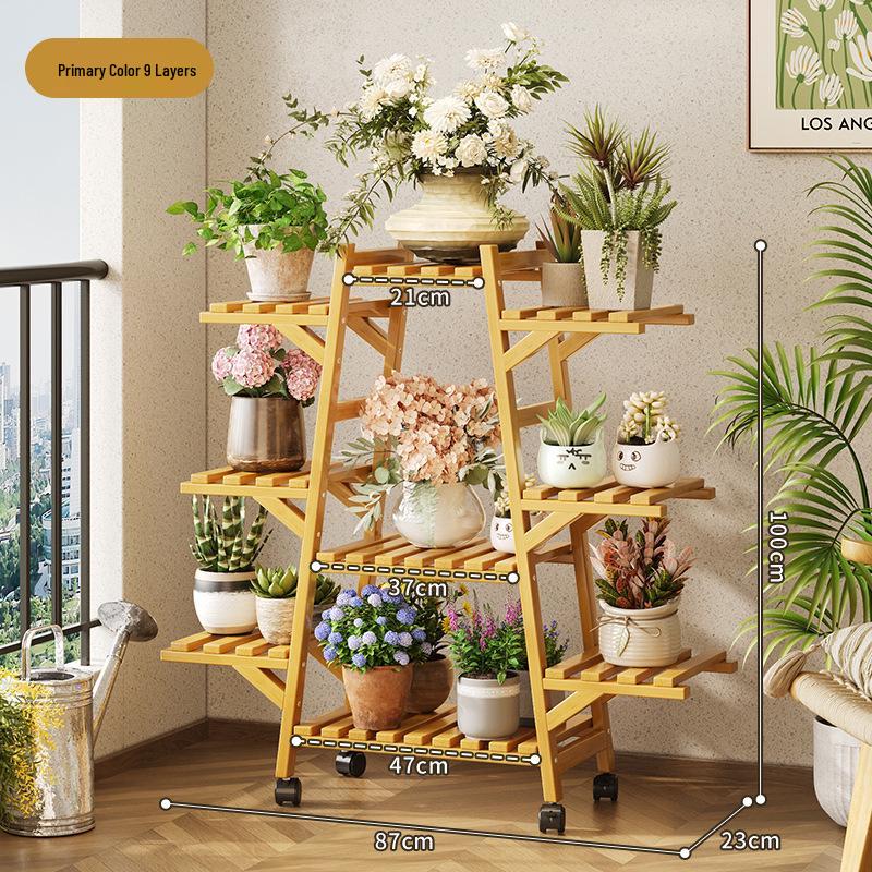 Multi-Layer Indoor Flower and Plant Rack for Balcony and Living Room