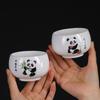 Suet Jade Panda Ceramic Kung Fu Tea Set Gift Box Master Gift Set Guochao Business Gift Household