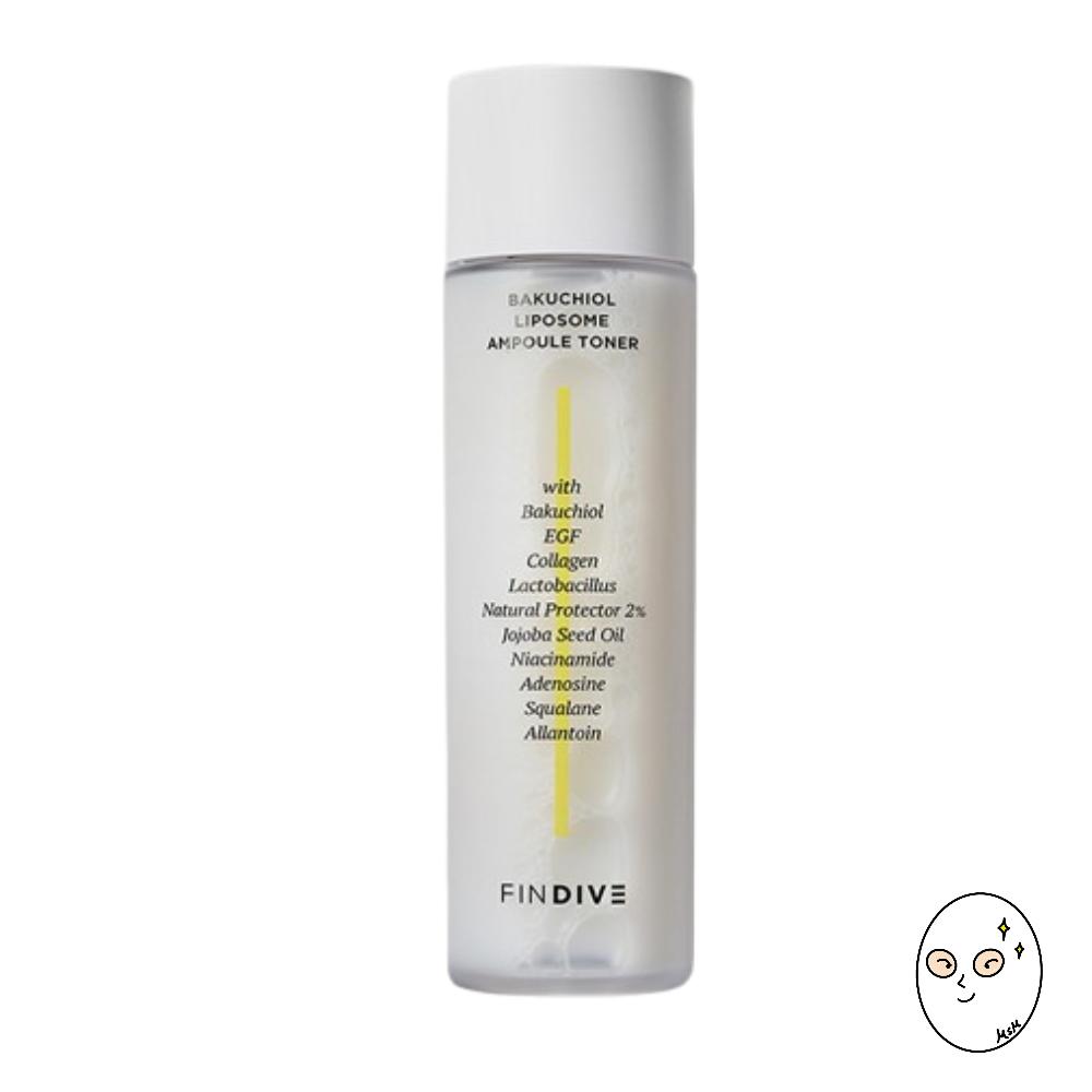 

FINDIVE Бакучиол Липосомальный Ампульный Тонер 150 мл