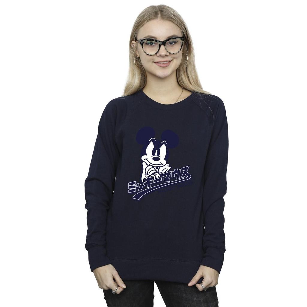 Disney Womens/Ladies Mickey Mouse Japanese Sweatshirt