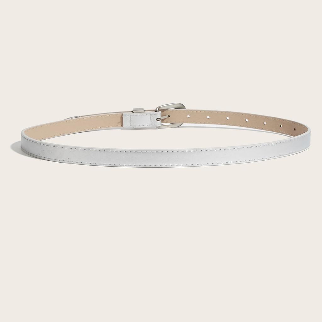 Retro Niche Belt Women's New Casual Fashion Belt Versatile and Simple Paired with Jeans Decoration Belt Ins Style Black