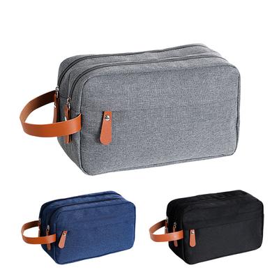 Seyahat Kozmetik Çantası Büyük Kapasiteli Taşınabilir Su Geçirmez Naylon Çanta Tuvalet Yıkama Güzellik Temel Makyaj Çantası erkek Organizatörler