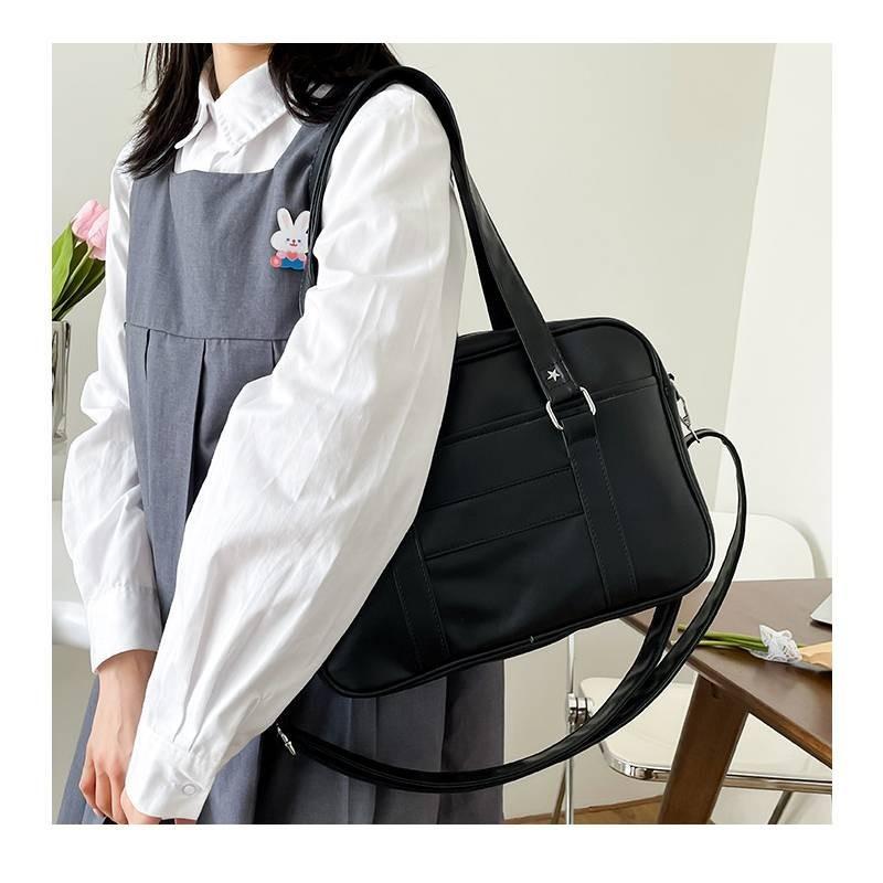 Stylish Urban Chic Tote Bag For Women Pu Leather Large Capacity Shoulder Bag