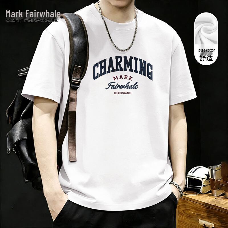 Mark Fairwhale Men's Vintage Printed Cotton T-Shirt
