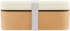 Showa Lunch Rice Wood Long Square Clean Made In Japan 4979539 Box, Doesn't Stick, Grain, Resin, Bento, White, Coat, Microwave/Dishwasher Safe, 600ml,