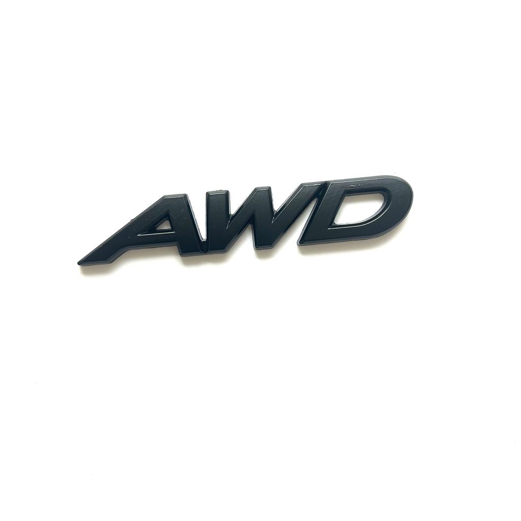 3D Metalowe Litery AWD Logo Emblemat Bagażnika Samochodu Odznaka Błotnika Naklejka Akcesoria