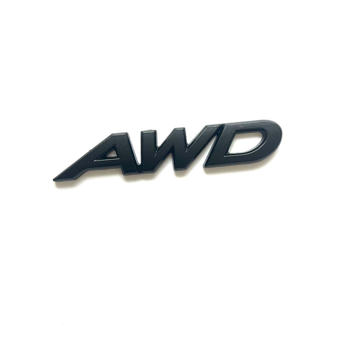 

3D Металлические буквы AWD Логотип Багажника Автомобиля Значок на Крыло Наклейка Аксессуары