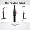 Foldable Digital Wind Instrument Stand Adjustable Metal Aerophone Holder Musical Instrument Stand