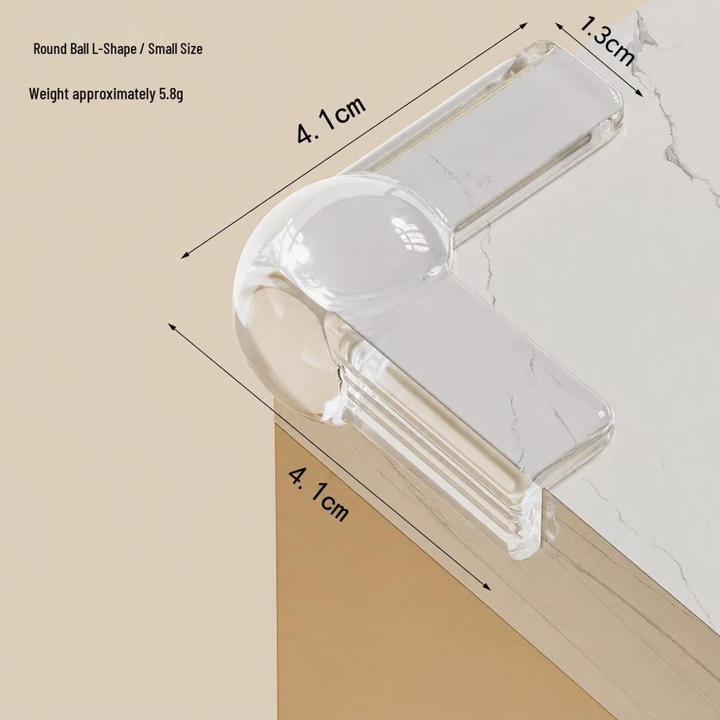 Transparent Silicone Safety Corner Guards for Children's Furniture