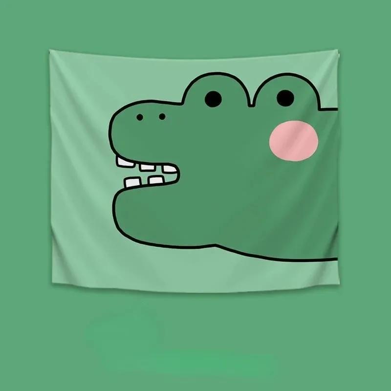 Милый мультяшный медведь клубника подвесная ткань украшение стены дома гобелен офис — фото 15