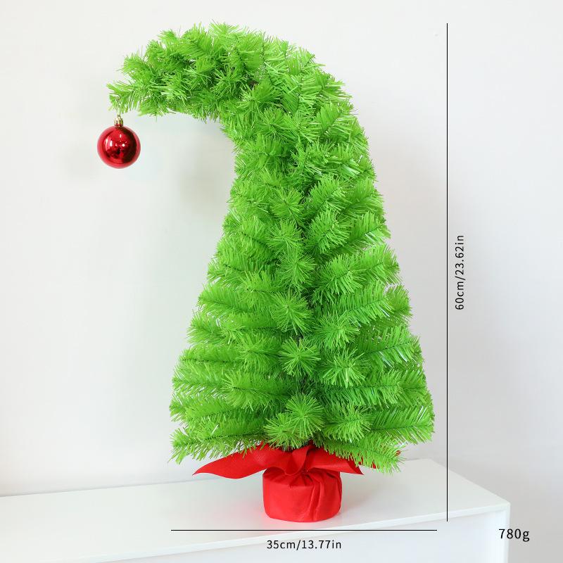 Yule Green Christmas Wreath Ornament for DIY Crooked Neck Tree Decorations
