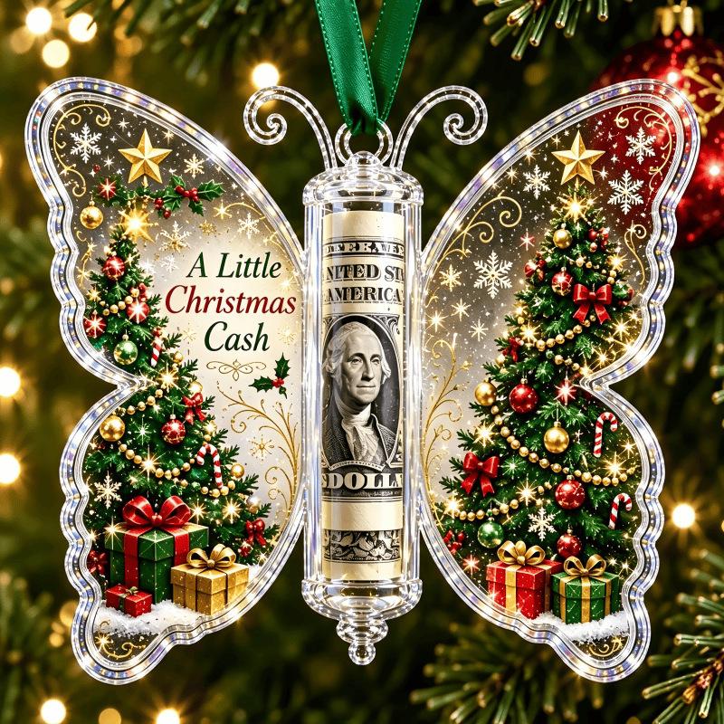 Christmas Cash Gift Ornament Money Holader Hanging Ornament Christmas Tree Pendants Xmas Tree Accessories New Year Gift