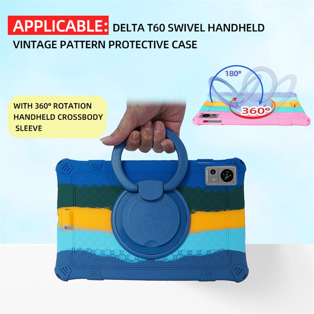 360 Grad Drehbar Weiche Silikonhülle Für Teclast T60 12 Zoll 2025 Vollkörperschutz Stoßfest Ständer Tablet-Hülle