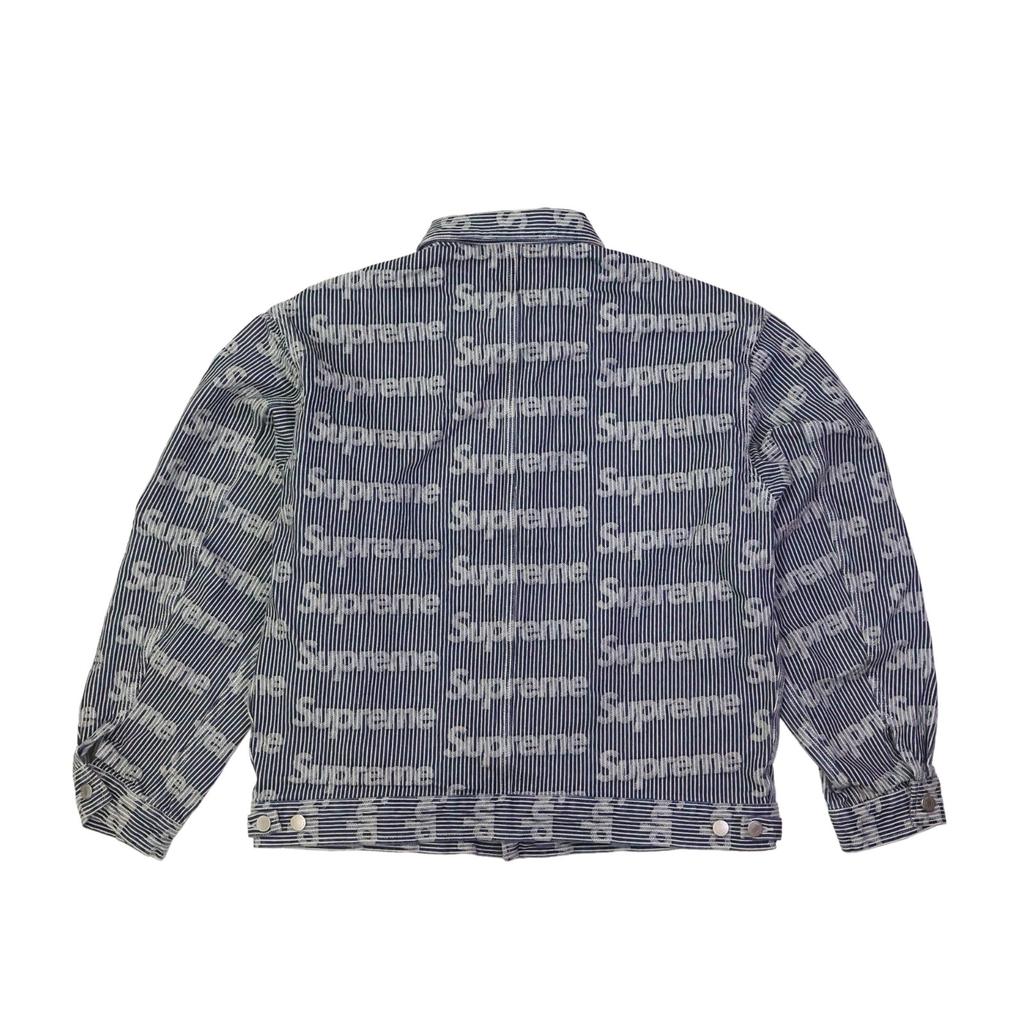 Supreme Denim Chore Trucker Jacket Stripe