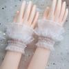Fake Sleeves Autumn Winter Wild Sweater Decorative Sleeves Lace Sleeves Wrist Fake Cuff for Gilrs Women