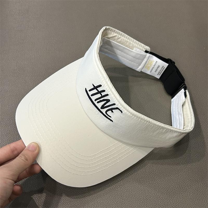 

Летняя шляпа от солнца без верха, мужская и женская модная быстросохнущая универсальная кепка для занятий спортом на открытом воздухе, велоспорта, шляпа от солнца M (56-58cm) adjustable