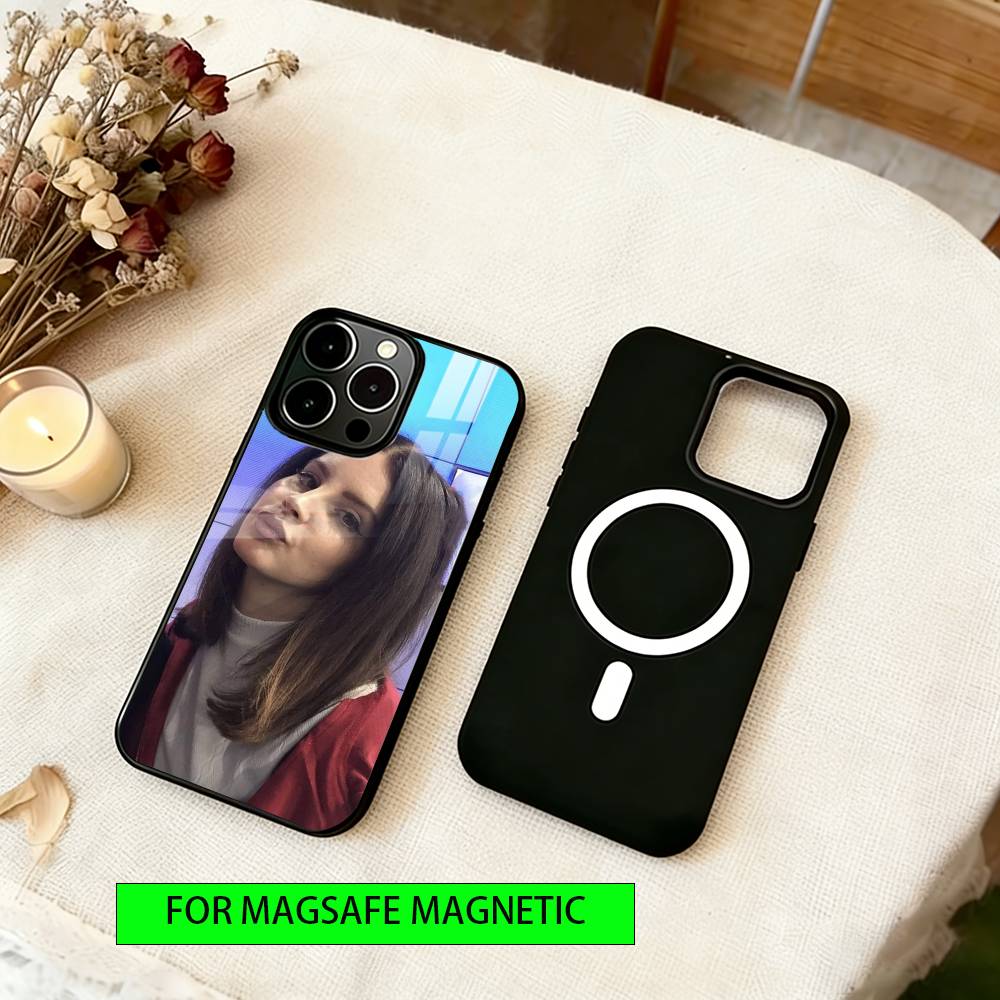 Lana Del Rey Phone Case For iPhone17,16,15,14,13,12,11 Plus,Pro Magnetic For Magsafe Wireless Charging