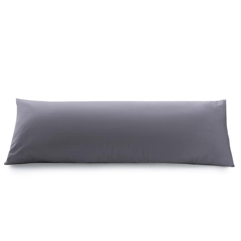 51*137cm Long Body Pillowcase Ultra Soft Cotton Pillow Case Solid Color Long Lovers Wedding Pillowcases Decorative Throw Pillow