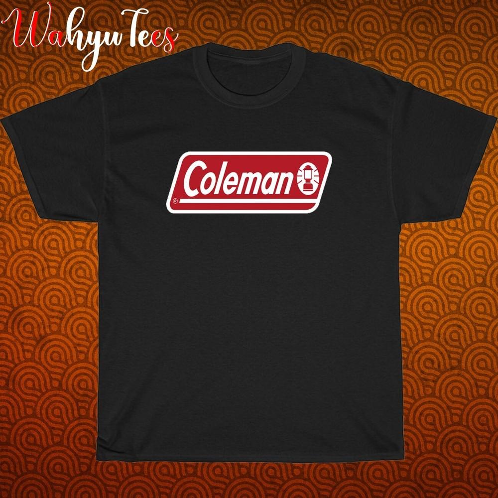 

New! Coleman Logo Black Grey Navy White Size S-5XL Unisex T-Shirt 3XL