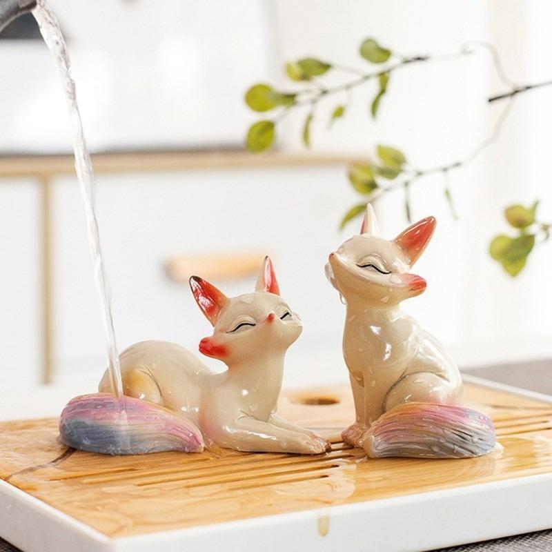 Cartoon Foxes Shaped Silicone Molds Epoxy Resin Molds Table Ornament Mould DIY