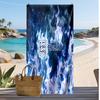 England Fußball Print Strandtuch Schnelltrocknend Super Saugfähig Weiches Badetuch für Schwimmen Strand Reisen Fan Souvenir Geschenk