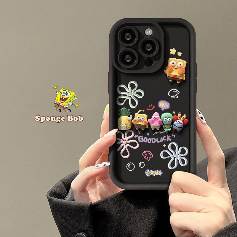 Kawaii Toy for Huawei Nova 11i 11 10 9 SE P60 P40 3D SpongeBob Multistep TPU Phone Case for Honor X6 X7 X8 X8B X9B 50 70 90 Lite