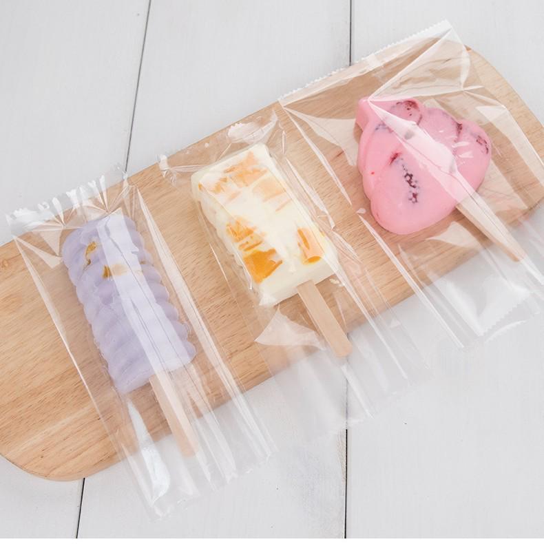 Frosted Heat Seal Bags for Homemade Popsicles and Ice Cream - Thick, Transparent, In Stock