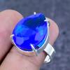 London Blue Topaz Gemstone 925 Sterling Silver Jewelry Ring Size 9