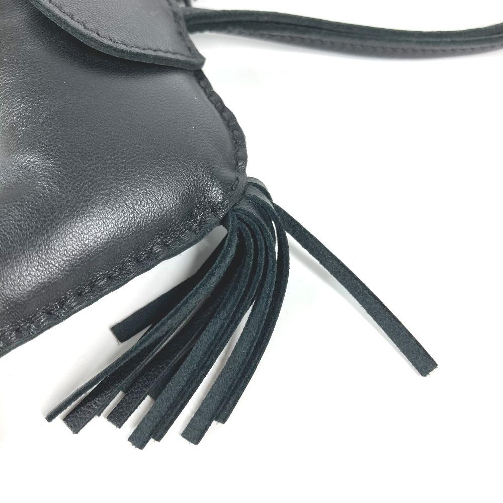 HERMES So Black All Black Rodeo GM Rodeo GM Bag Charm charm Anyo Miro Black