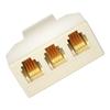 Hendesheng Telephone Line Splitter 1-to-3 Connector