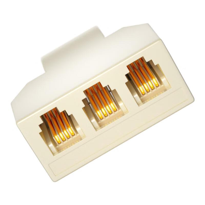 Hendesheng Telephone Line Splitter 1-to-3 Connector