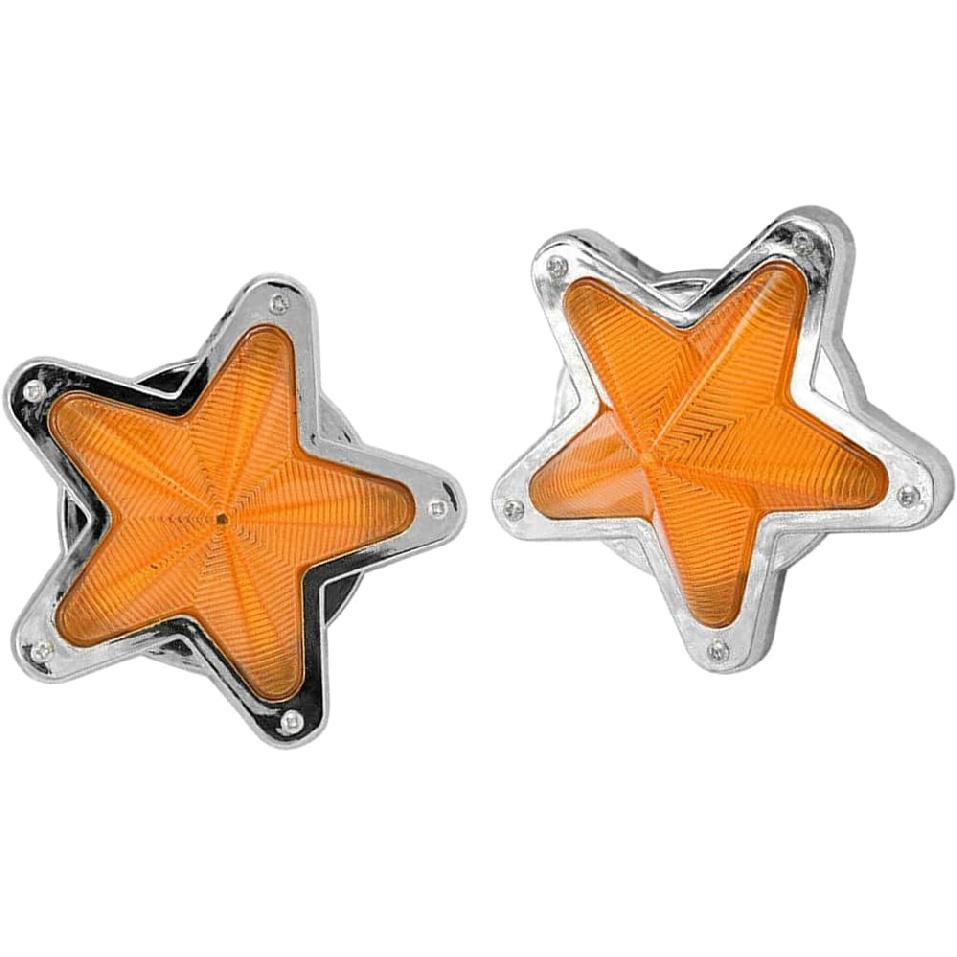 

Star Shaped Side Marker, LED Light, LED Side Signal Light, Fit for 12-24V Cars, Vans, Trucks, Trailers, White Lights Amber Lights