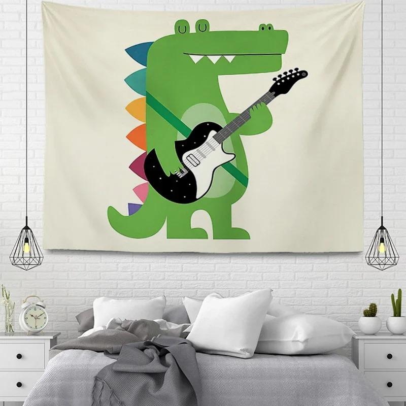 Cartoon Animals Simple Decorative Tapestry Home Wall Living Room Office Decorative Tapestry
