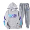 New Sports Sweater Set Men's Printed Casual Sweater Street Fashion Hoodie Sweatpants Men's