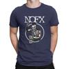 Music T-Shirt N-Nofx Novelty 100% Cotton Tee Shirt O Neck Short Sleeve T Shirts Gift Idea Clothes Unisex