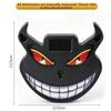 DIY Car Devil Eye Decorative Light Solar Cool EYE Ambient Lamp Gifts LED Warning Light