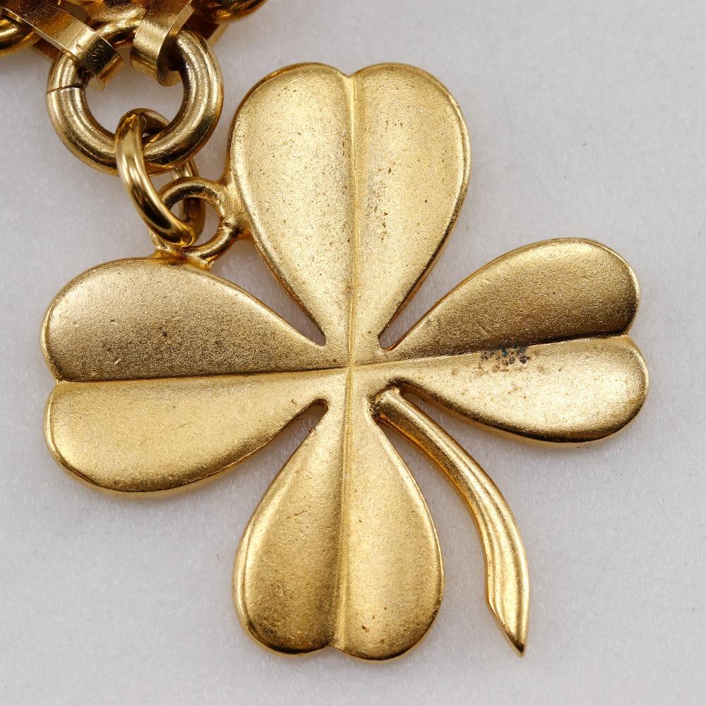 Chanel Icon Charm Brooch Vintage COCO Mark Plated Gold 74.2g Women Used