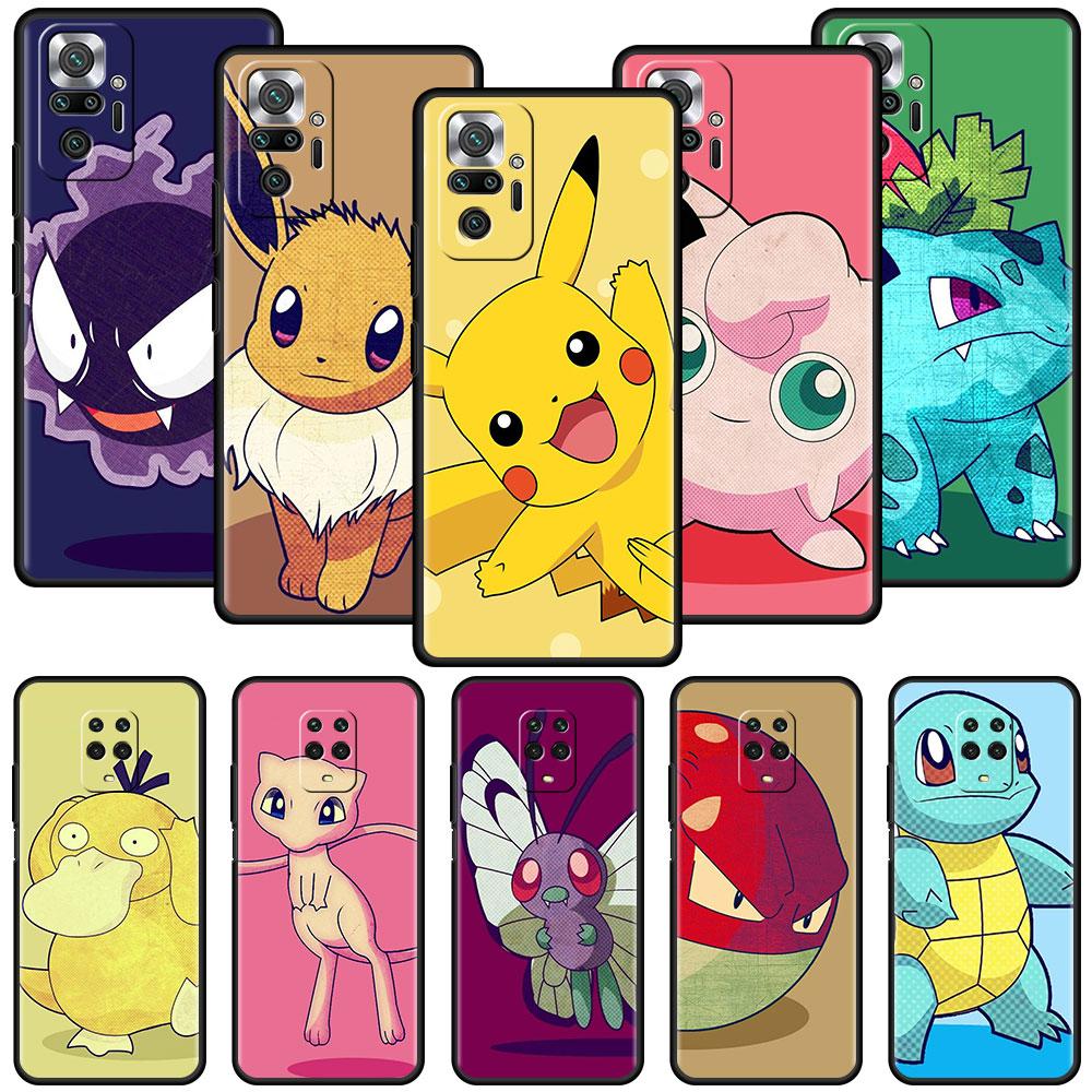 

Ретро аниме Покемон для Xiaomi Poco X3 NFC M3 Pro F3 GT чехол мягкий чехол для телефона Mi Poco X2 F1 M4 11T 11 Lite 10T 10 9T Shell
