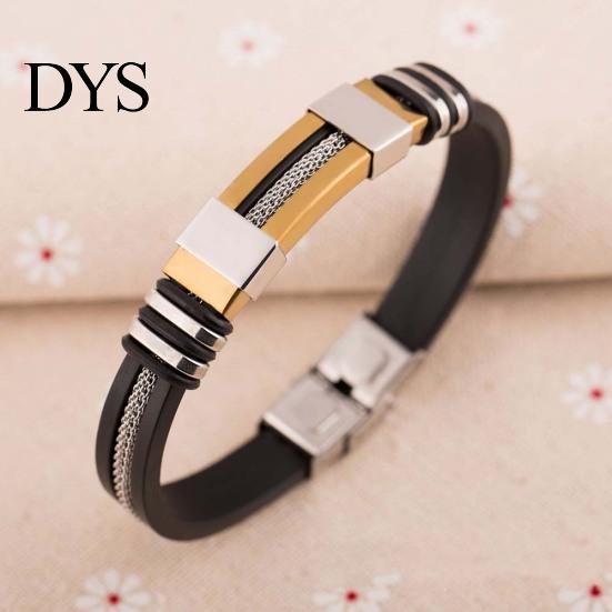 Unique Men Titanium Steel Hand Chain Handmade Bracelet Bangle Club Jewelry Gift
