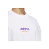 adidas Graphic Play Basketball Letter Print Sport Round Neck Short Sleeve Drop Shoulder T-Shirt Men Tops White JD6402