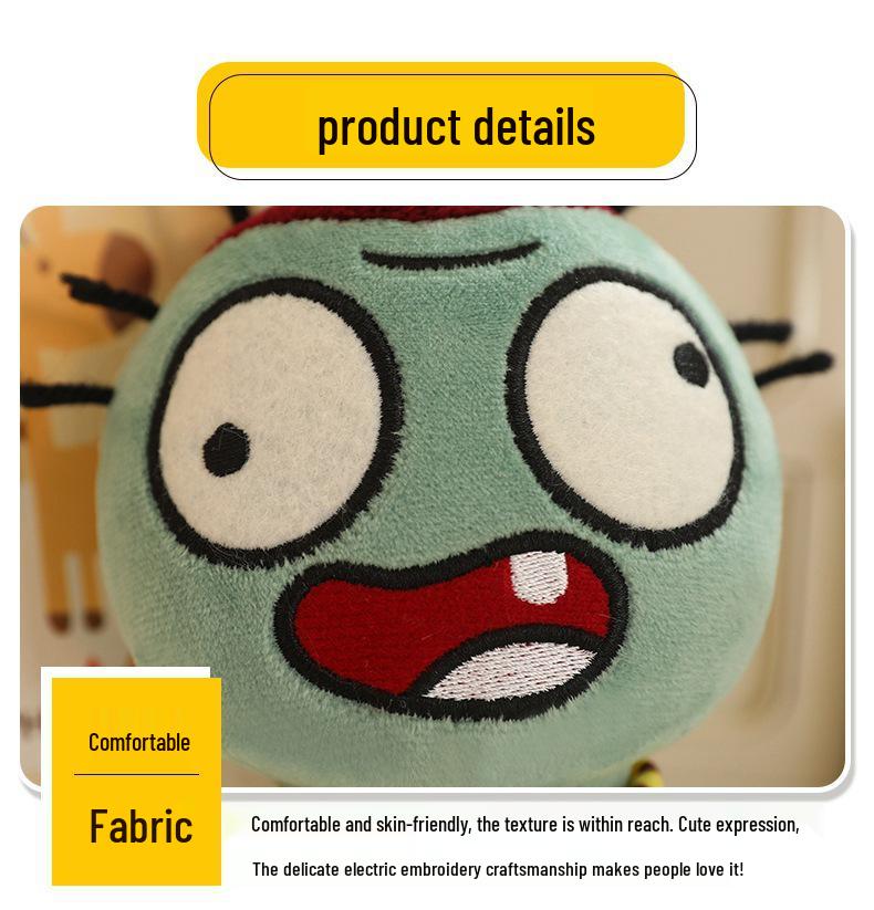 Zombie Doll Prank Plush Toy: Talking Little Brother Pendant - Perfect Gift for Friends