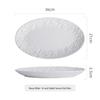 Fish-Shaped Ceramic Plate for Steamed Fish and Sushi